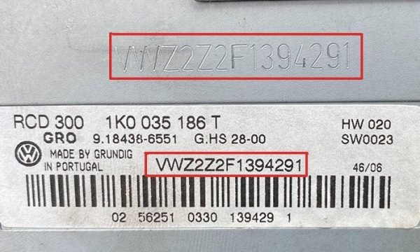 Volkswagen magnetolos kodas internetu - Image 2